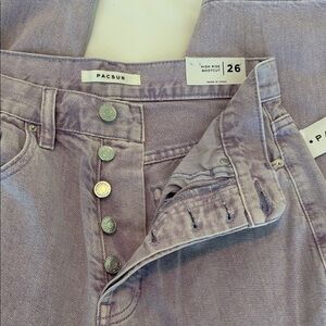 PacSun Lavender High-Rise Jeans Boot cut.